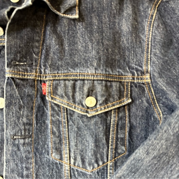 Levi's Blue Jean Jacket with Classic Design - Picture 2 of 5